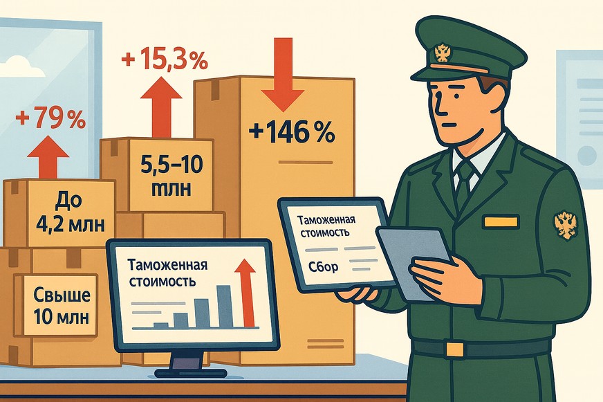 С 1 января 2026 года повышаются ставки таможенных сборов